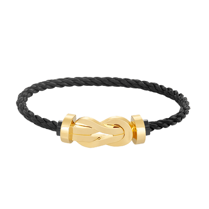[Opulent Aurora]CHANCE LARGE 8 FIGURE BUCKLE NO DIAMOND BRACELET GOLD