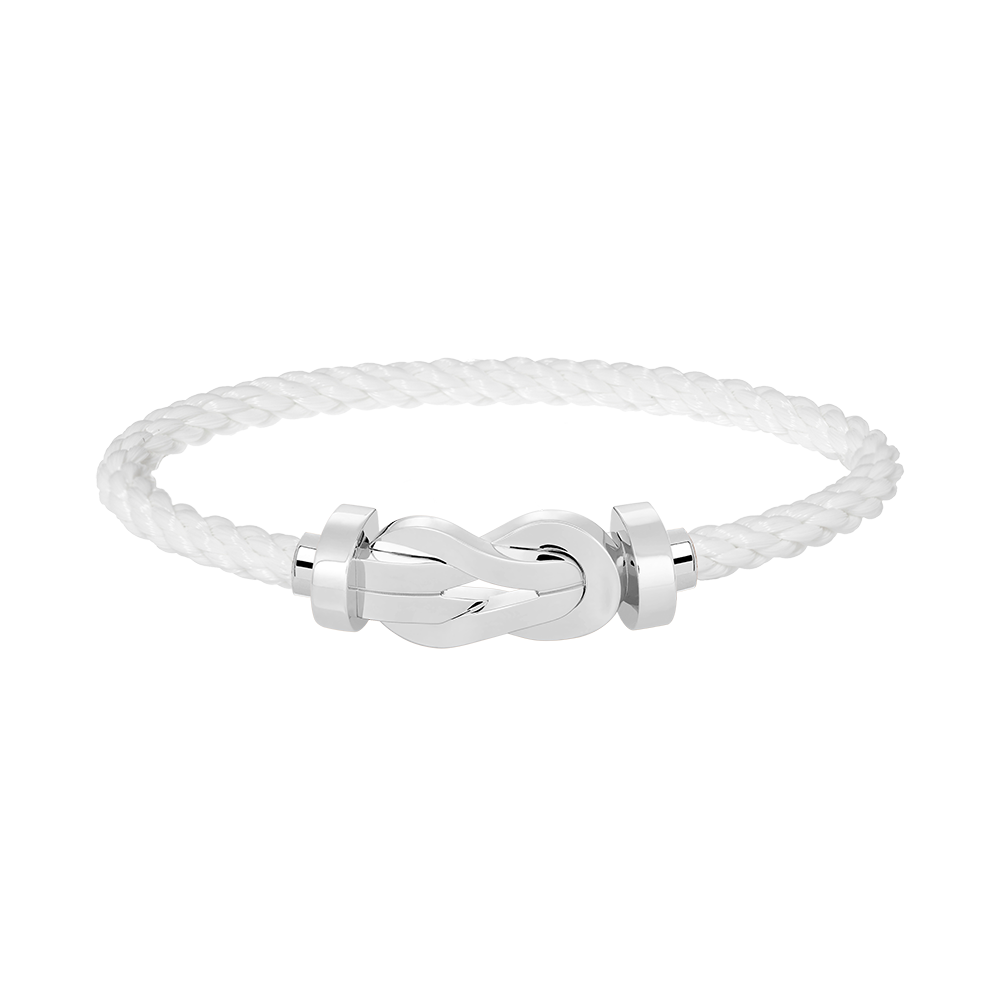 [Opulent Aurora]CHANCE LARGE 8 FIGURE BUCKLE NO DIAMOND BRACELET SILVER