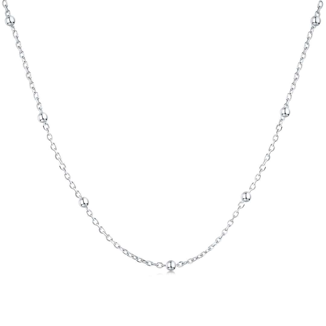 [Amore Jewelry]Small Bead Clavicle Chain Simple Necklace