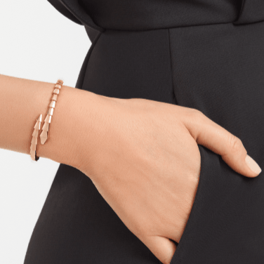 [Opulent Aurora]SERPENTI VIPER PINK GOLD BRACELET